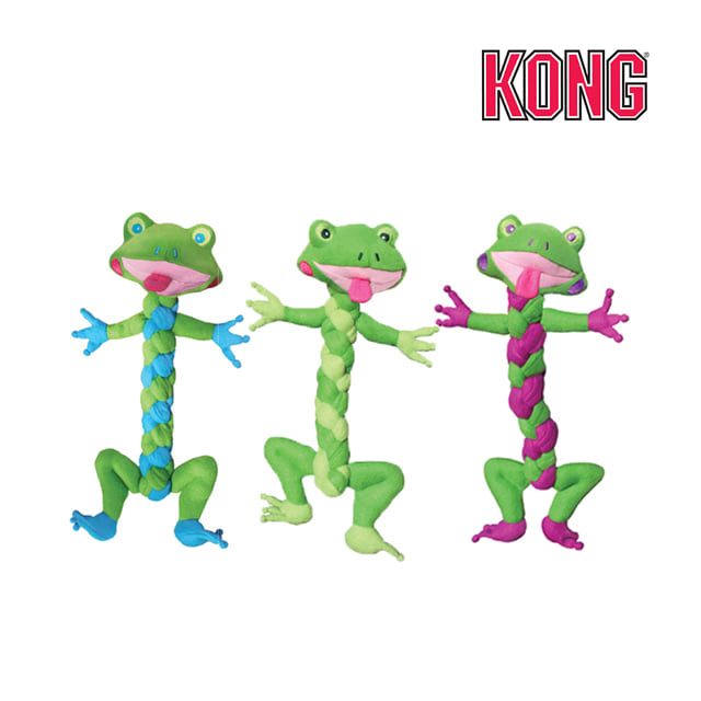 콩(KONG) 애견 장난감 플러쉬 개구리