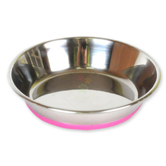 수퍼펫 스테인레스 디쉬보울 스몰 핑크 강아지 고양이 밥그릇 물그릇
